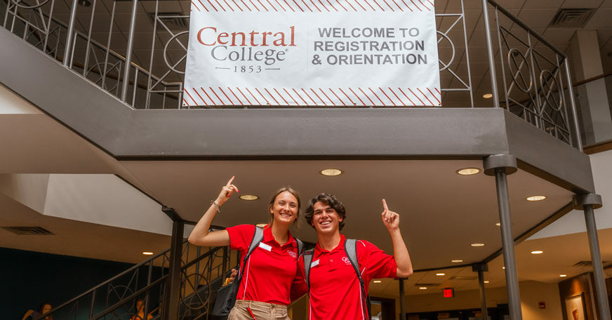 Students at Registration and Orientation