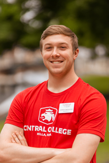 Gannon Oberhauser ’23, Central College student ambassador