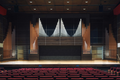 Rendering of the Douwstra Auditorium renovation