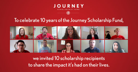 Celebrate 10 years of the Journey Scholarship Fund