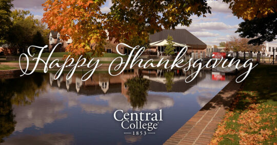 Central College "Happy Thanksgiving" video thumbnail