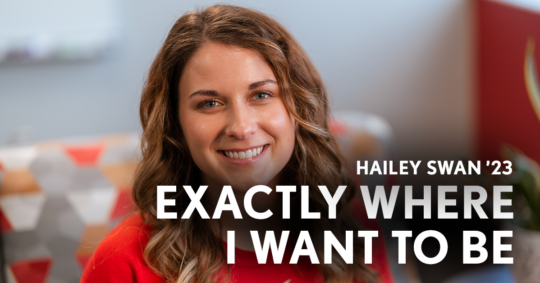 Hailey Swan '23: Exactly Where I Want To Be